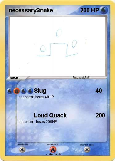 Pokemon necessarySnake
