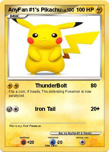 Pokemon AnyFan #1's Pikachu