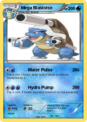 Pokemon Mega Blastoise