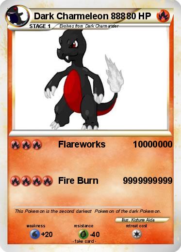 Pokemon Dark Charmeleon 888