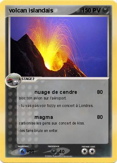 Pokemon volcan islandais