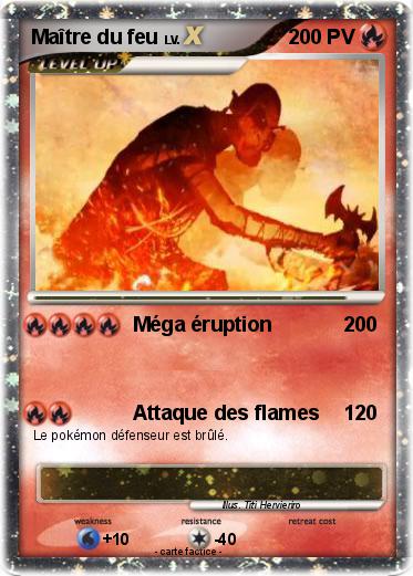 Pokemon Maître du feu