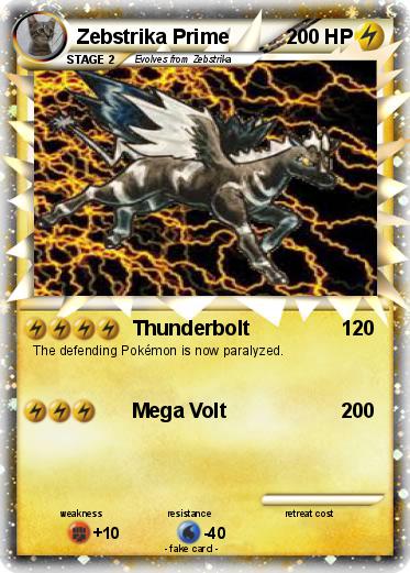 Pokemon Zebstrika Prime