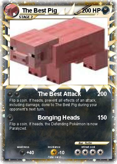 Pokemon The Best Pig
