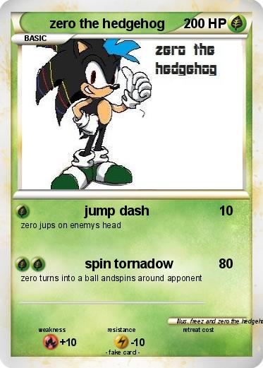 Pokemon zero the hedgehog