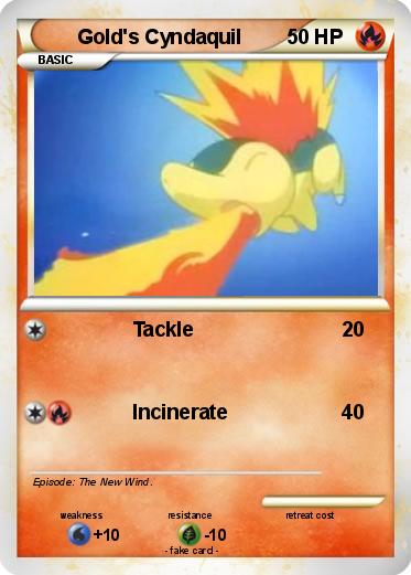 Pokemon Gold's Cyndaquil