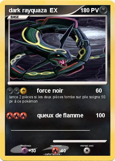 Pokemon dark rayquaza  EX