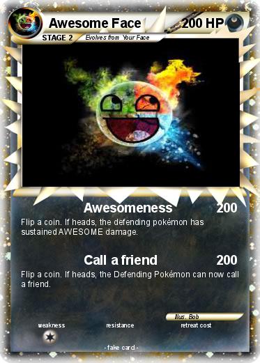 Pokemon Awesome Face