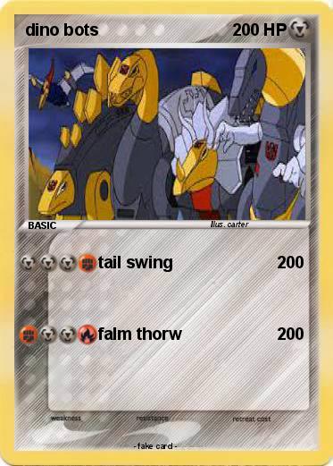 Pokemon dino bots