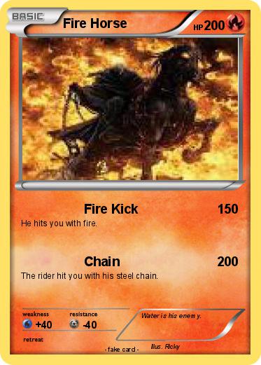 Pokemon Fire Horse