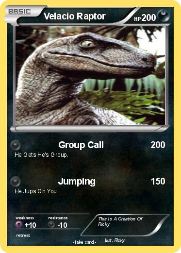 Pokemon Velacio Raptor
