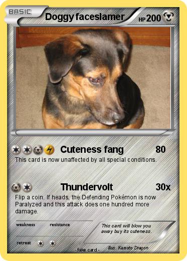 Pokemon Doggy faceslamer