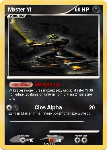 Pokemon Master Yi