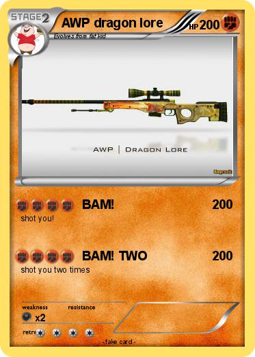 Pokemon AWP dragon lore