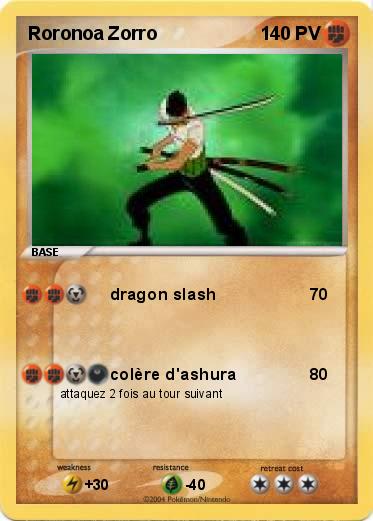 Pokemon Roronoa Zorro