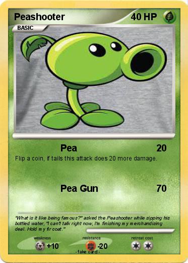 Pokemon Peashooter