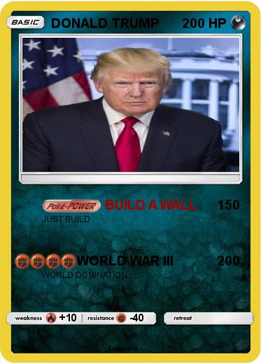 Pokemon DONALD TRUMP