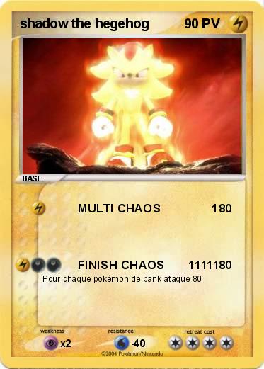 Pokemon shadow the hegehog