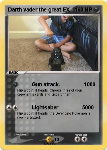 Pokemon Darth vader the great EX
