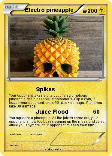 Pokemon Electro pineapple