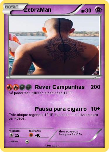 Pokemon ZebraMan