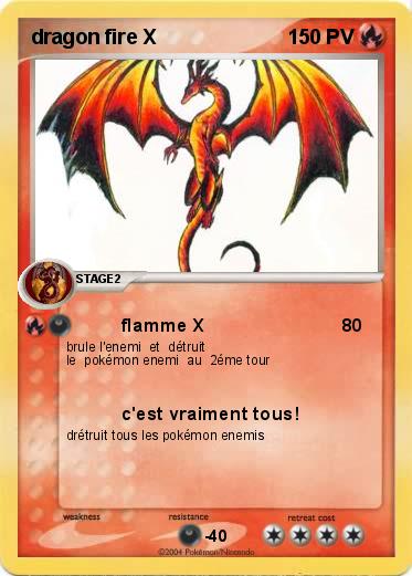 Pokemon dragon fire X