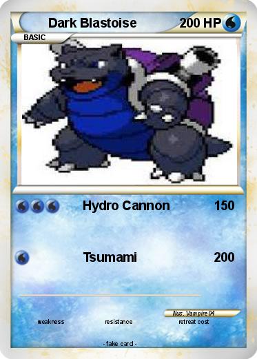 Pokemon Dark Blastoise