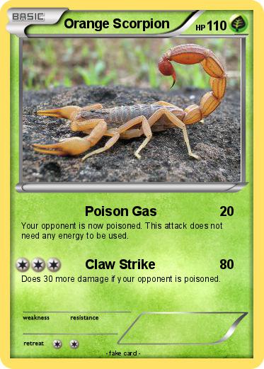 Pokemon Orange Scorpion