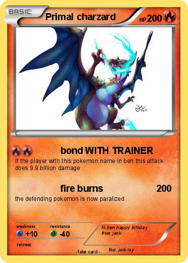 Pokemon Primal charzard