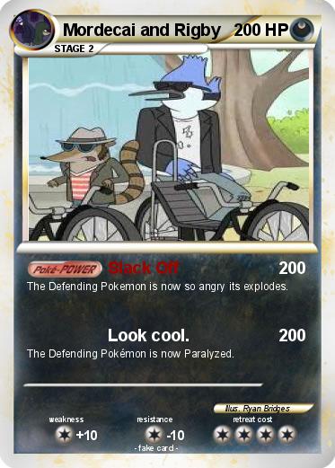 Pokemon Mordecai and Rigby