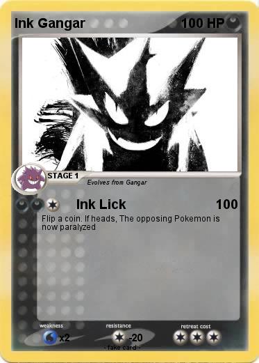 Pokemon Ink Gangar