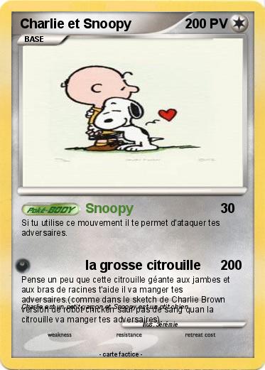 Pokemon Charlie et Snoopy