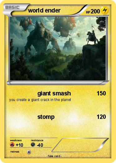 Pokemon world ender