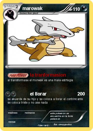 Pokemon marowak