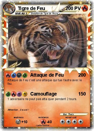 Pokemon Tigre de Feu