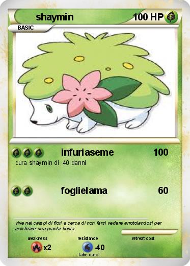 Pokemon shaymin