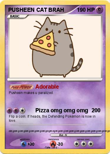 Pokemon PUSHEEN CAT BRAH