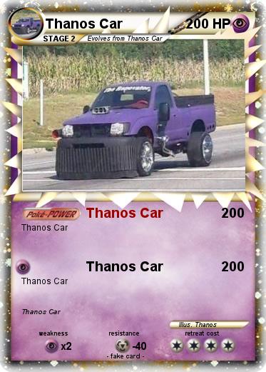 Pokemon Thanos Car