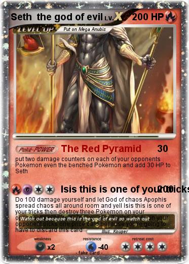 Pokemon Seth  the god of evil
