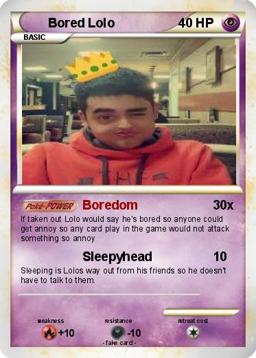 Pokemon Bored Lolo