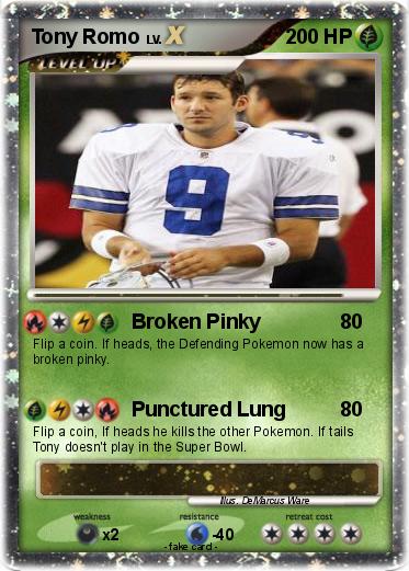 Pokemon Tony Romo