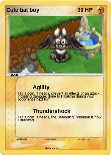 Pokemon Cute bat boy