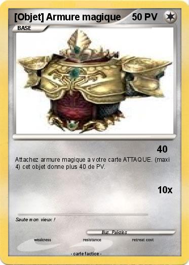 Pokemon [Objet] Armure magique