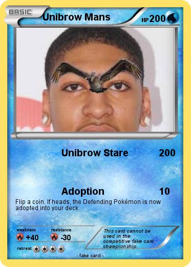 Pokemon Unibrow Mans