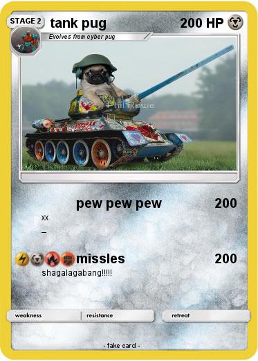 Pokemon tank pug