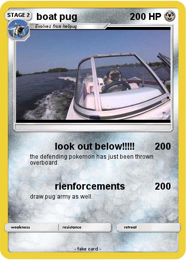 Pokemon boat pug