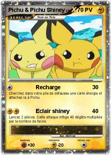Pokemon Pichu & Pichu Shiney