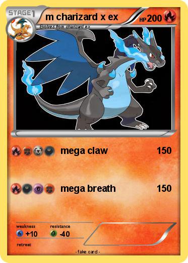Pokemon m charizard x ex
