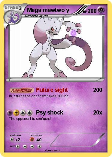 Pokemon Mega mewtwo y