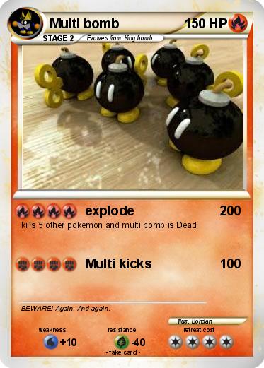 Pokemon Multi bomb